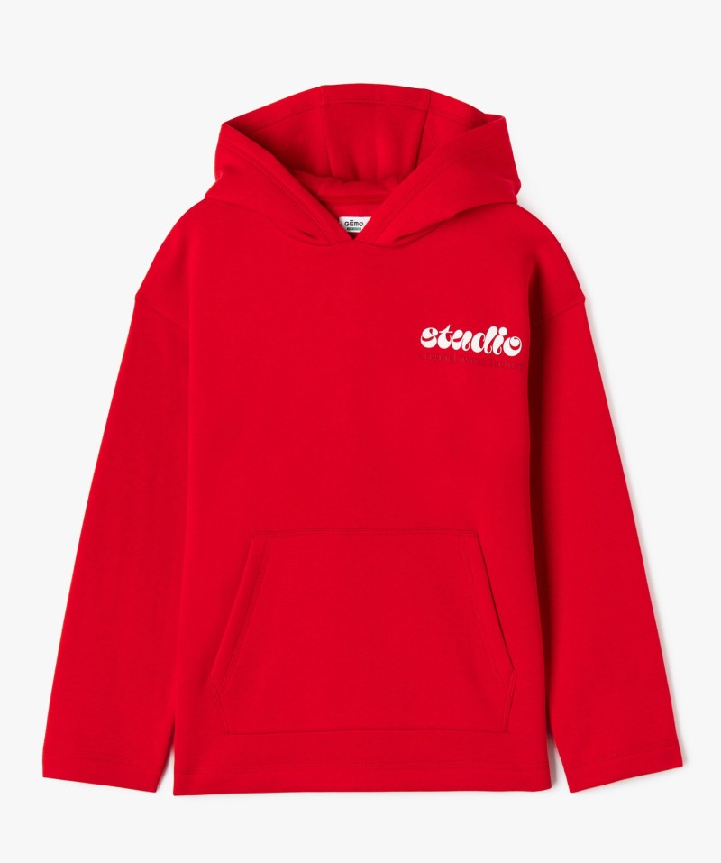 Sweat à capuche avec intérieur molletonné garçon